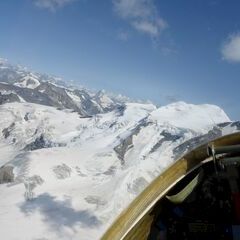 Flugwegposition um 13:12:51: Aufgenommen in der Nähe von Bezirk Entremont, Schweiz in 3858 Meter